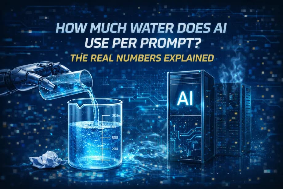 How Much Water Does AI Use Per Prompt? The Truth Behind the Numbers
